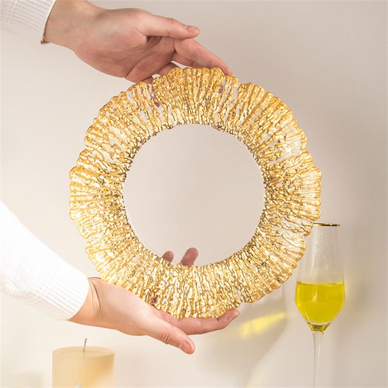 Wholesale Glass Charger Plate PZ-066 - Image 4